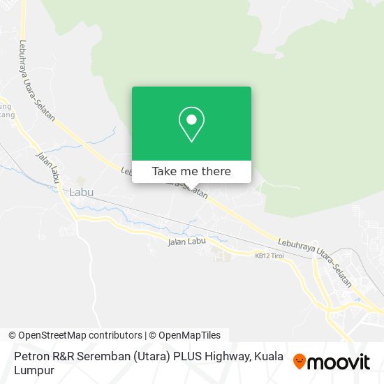 Petron R&R Seremban (Utara) PLUS Highway map