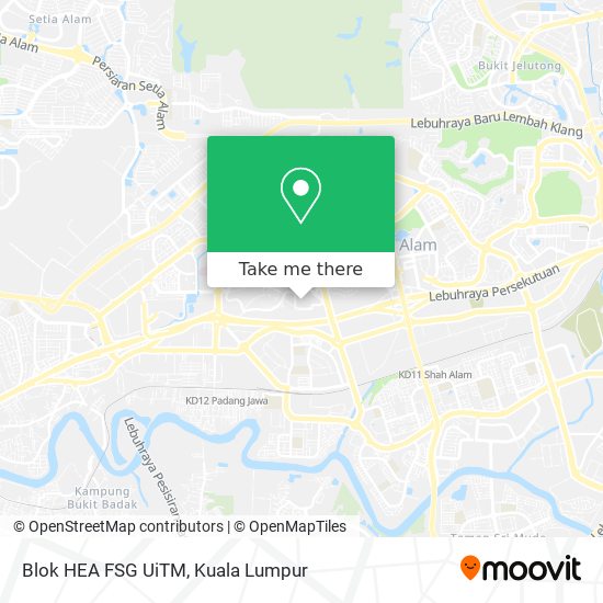 Peta Blok HEA FSG UiTM