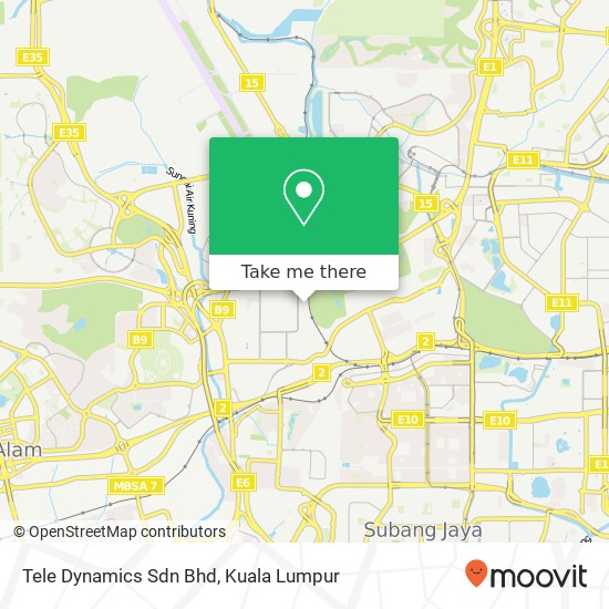 Tele Dynamics Sdn Bhd map