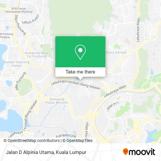 Jalan D Alpinia Utama map