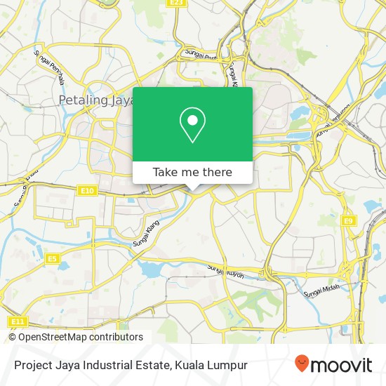 Project Jaya Industrial Estate map