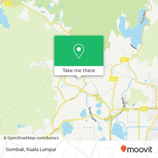 Gombak map