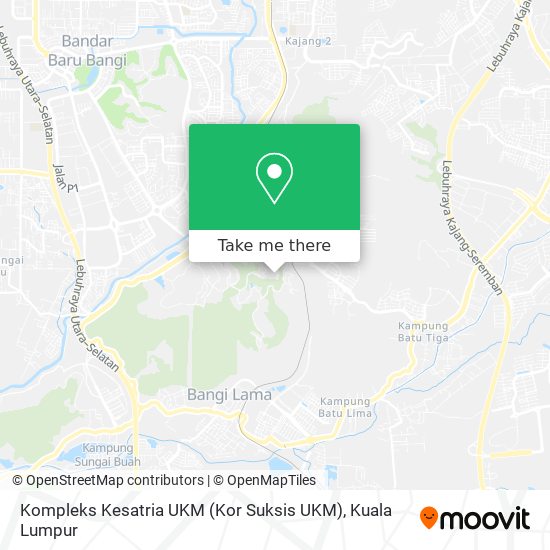 Peta Kompleks Kesatria UKM (Kor Suksis UKM)