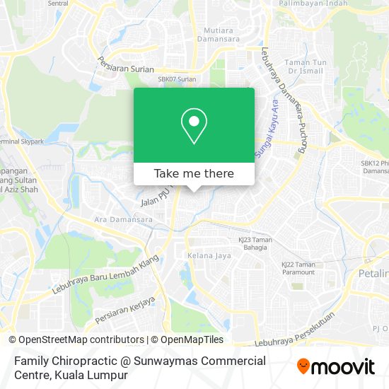 Family Chiropractic @ Sunwaymas Commercial Centre map