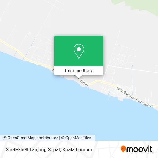 Shell-Shell Tanjung Sepat map