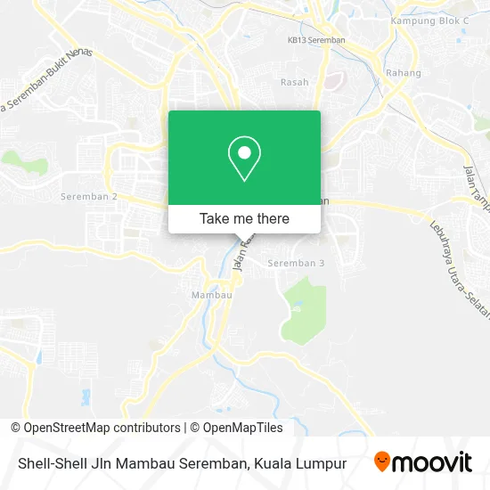 Shell-Shell Jln Mambau Seremban map