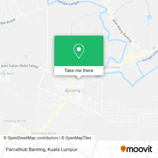 Parcelhub Banting map