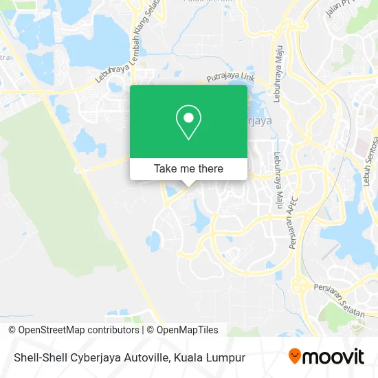 Shell-Shell Cyberjaya Autoville map