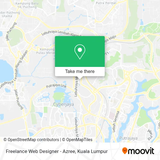 Freelance Web Designer - Azree map