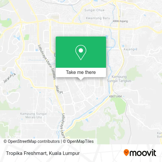 Tropika Freshmart map