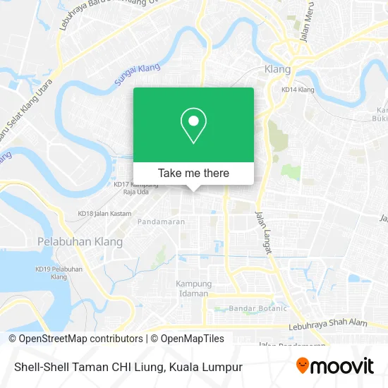 Shell-Shell Taman CHI Liung map