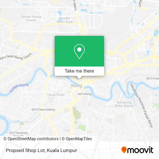 Propsed Shop Lot map