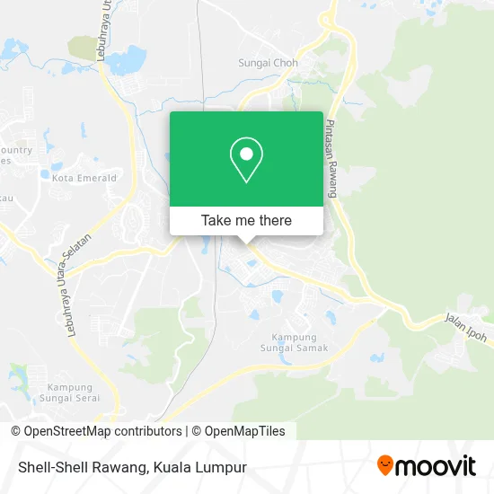 Shell-Shell Rawang map