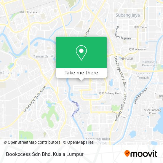 Bookxcess Sdn Bhd map