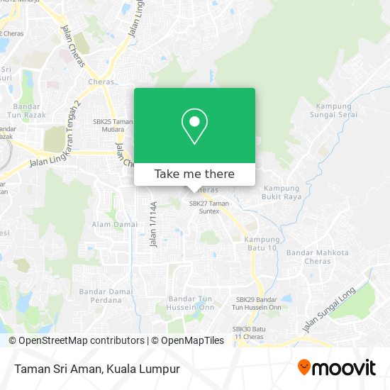 Taman Sri Aman map