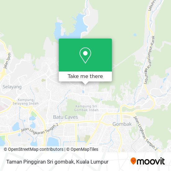 Peta Taman Pinggiran Sri gombak