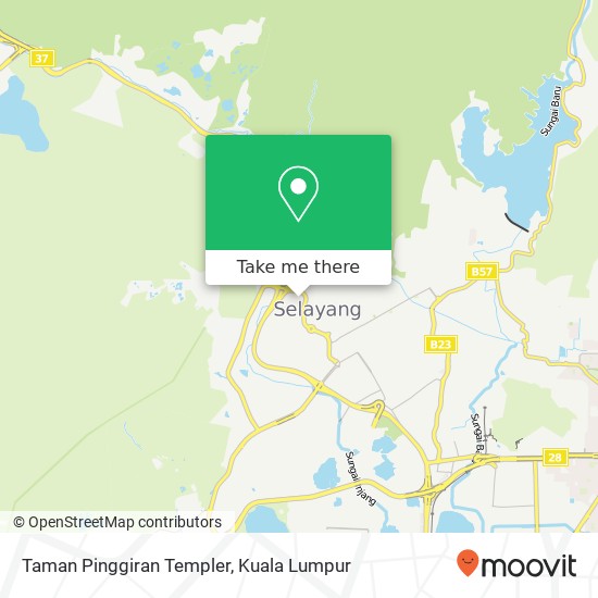 Taman Pinggiran Templer map