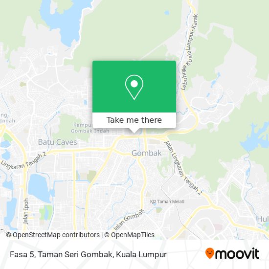 Fasa 5, Taman Seri Gombak map