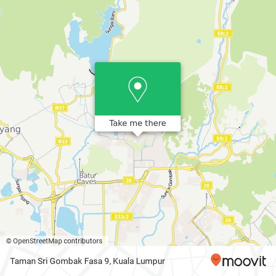 Peta Taman Sri Gombak Fasa 9