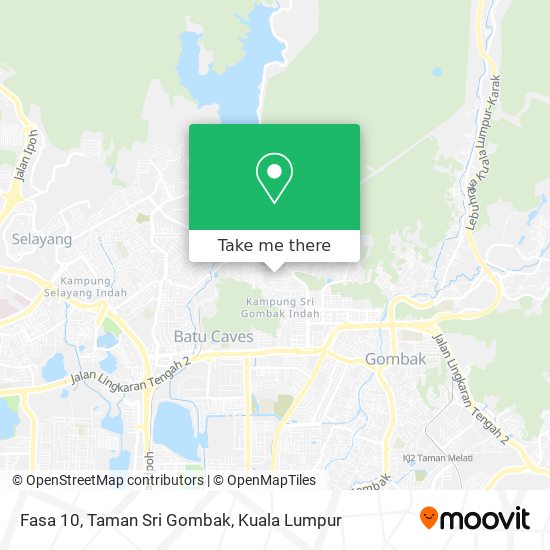 Fasa 10, Taman Sri Gombak map