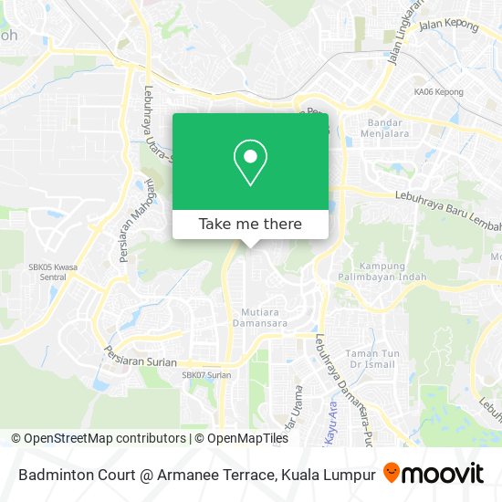 Badminton Court @ Armanee Terrace map