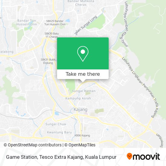 Peta Game Station, Tesco Extra Kajang