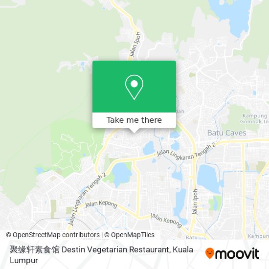聚缘轩素食馆 Destin Vegetarian Restaurant map