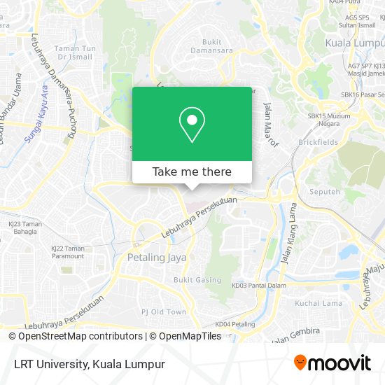 LRT University map