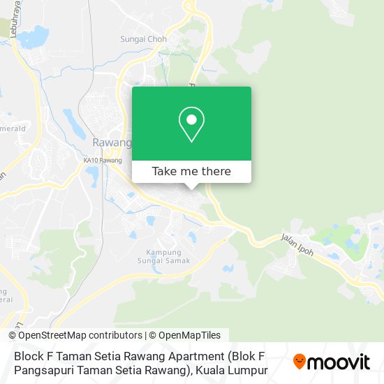 Block F Taman Setia Rawang Apartment (Blok F Pangsapuri Taman Setia Rawang) map