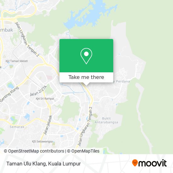 Taman Ulu Klang map