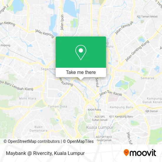 Maybank @ Rivercity map
