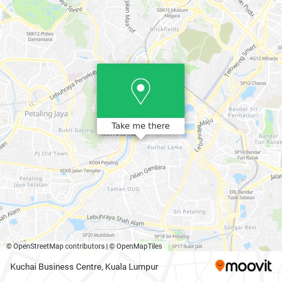 Kuchai Business Centre map