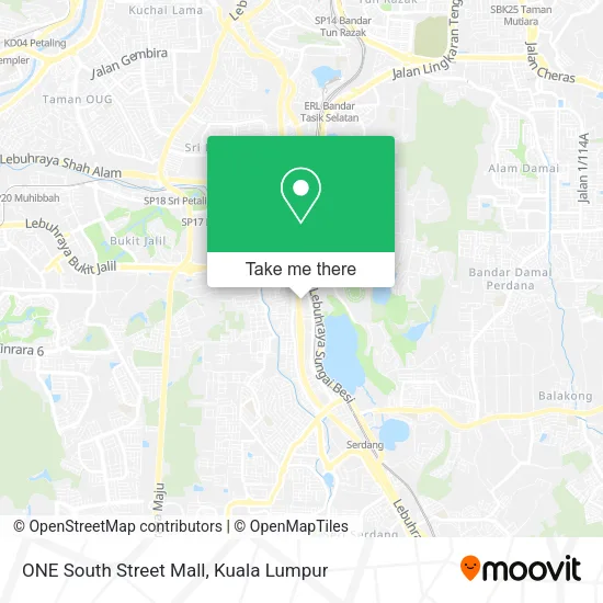 ONE South Street Mall map