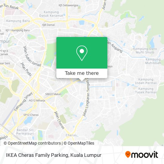 Peta IKEA Cheras Family Parking