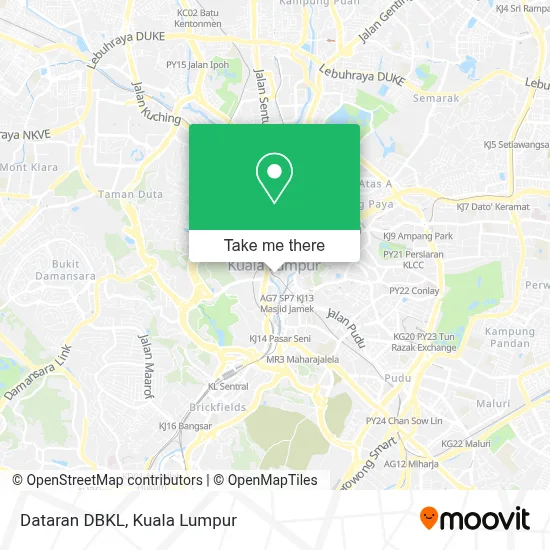 How to Get to Dataran DBKL in Kuala Lumpur by Bus, MRT & LRT or Train?