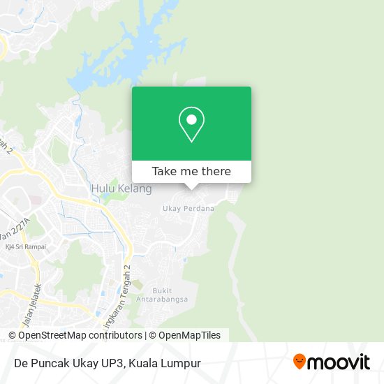 De Puncak Ukay UP3 map