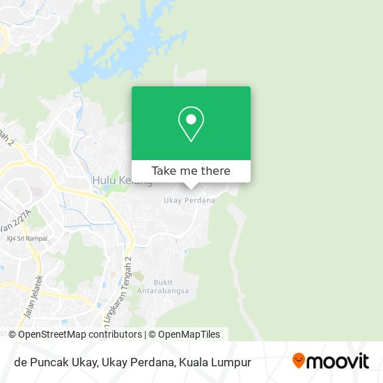 de Puncak Ukay, Ukay Perdana map