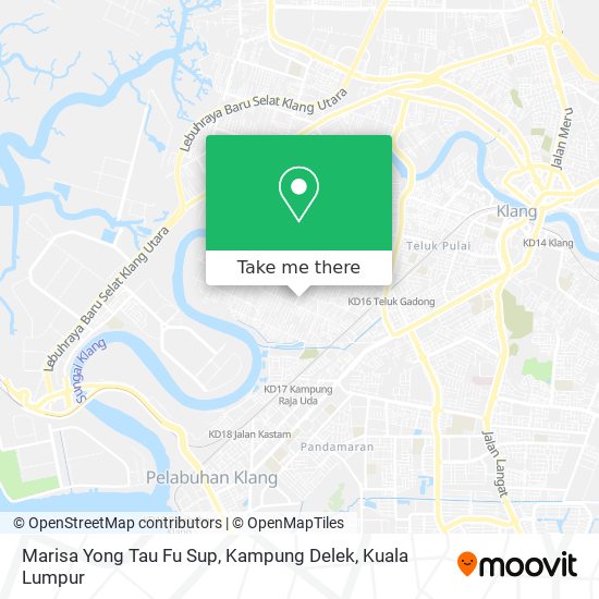 Marisa Yong Tau Fu Sup, Kampung Delek map