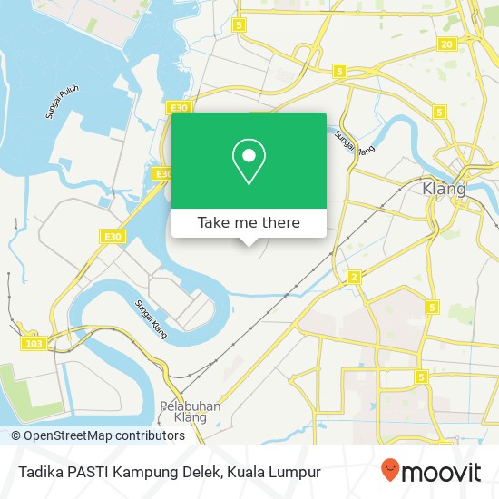 Tadika PASTI Kampung Delek map