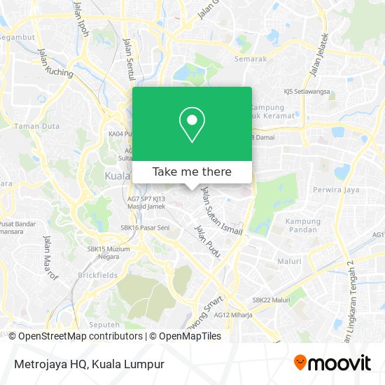 Metrojaya HQ map