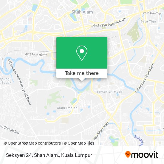 Seksyen 24, Shah Alam. map