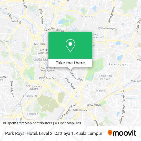 Park Royal Hotel, Level 2, Cattleya 1 map