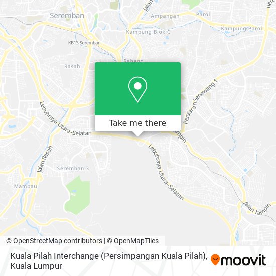 Kuala Pilah Interchange (Persimpangan Kuala Pilah) map