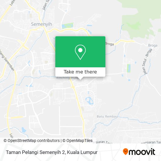 Peta Taman Pelangi Semenyih 2