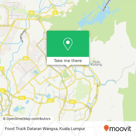 Food Truck Dataran Wangsa map