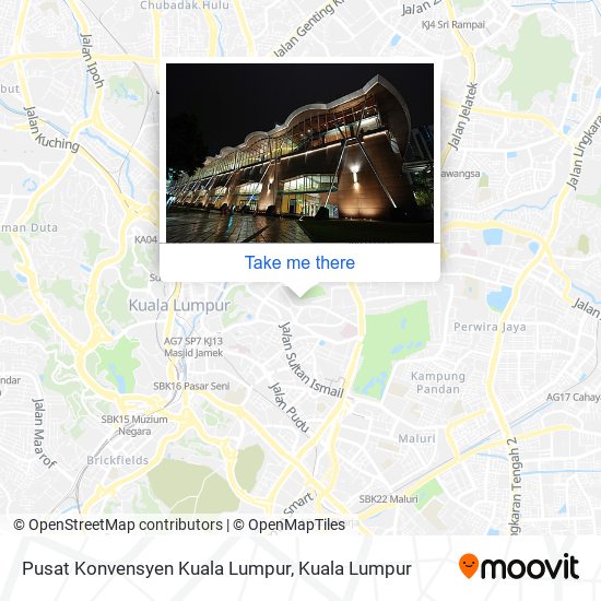 Pusat Konvensyen Kuala Lumpur map