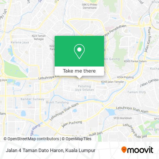 Peta Jalan 4 Taman Dato Haron