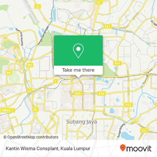 Kantin Wisma Consplant map