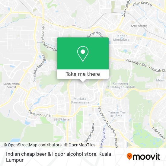 Indian cheap beer & liquor alcohol store map