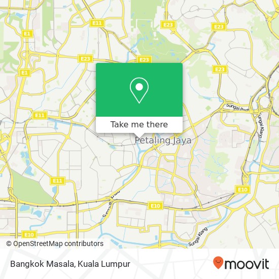 Bangkok Masala map